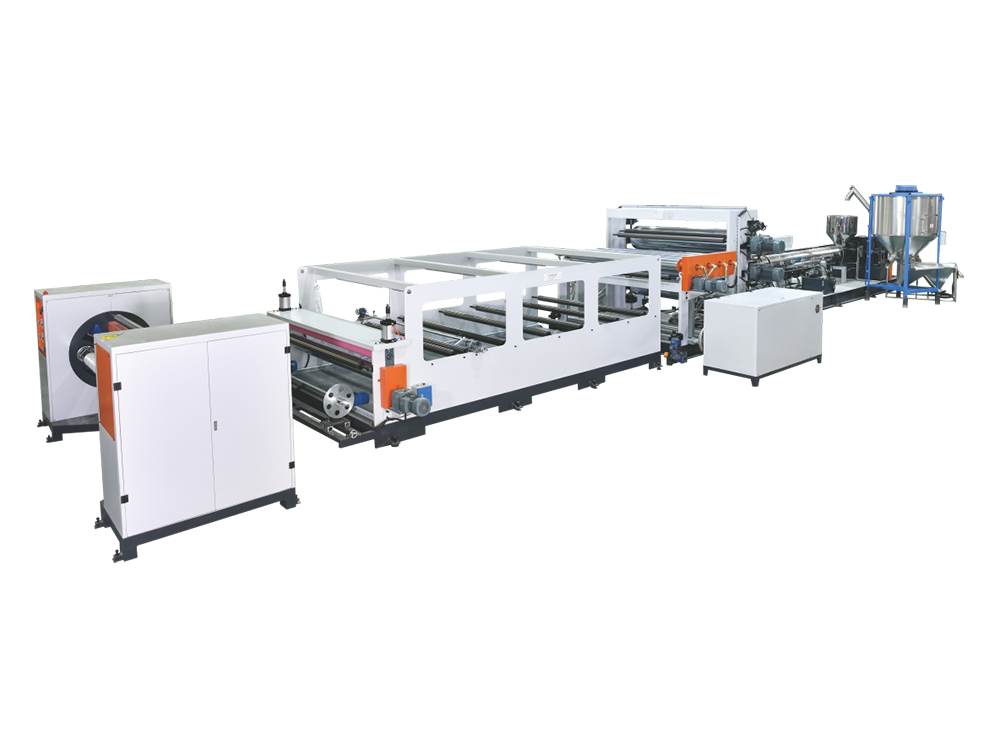 PVC, PP, PE, PS, ABS single  screw extruded sheet and coil series